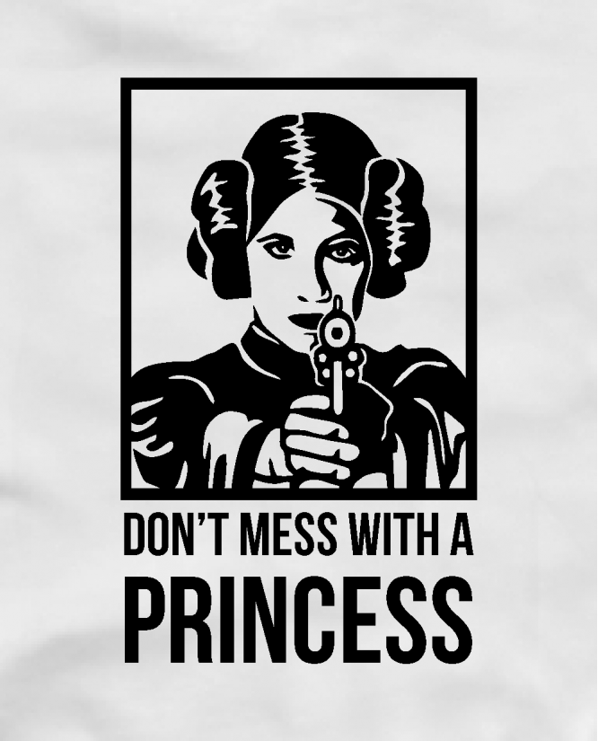  Marškinėliai Star wars princess